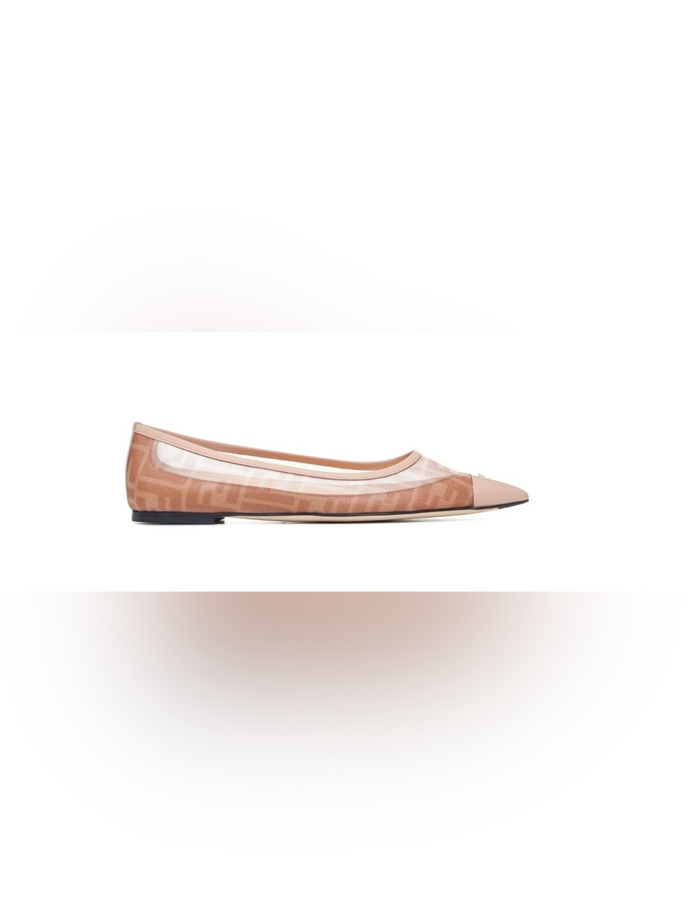 Fendi Colibrí Pointed-Toe Ballet Flat